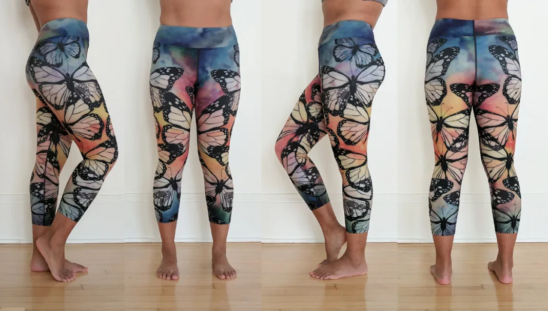 werkshop review butterfly leggings try on