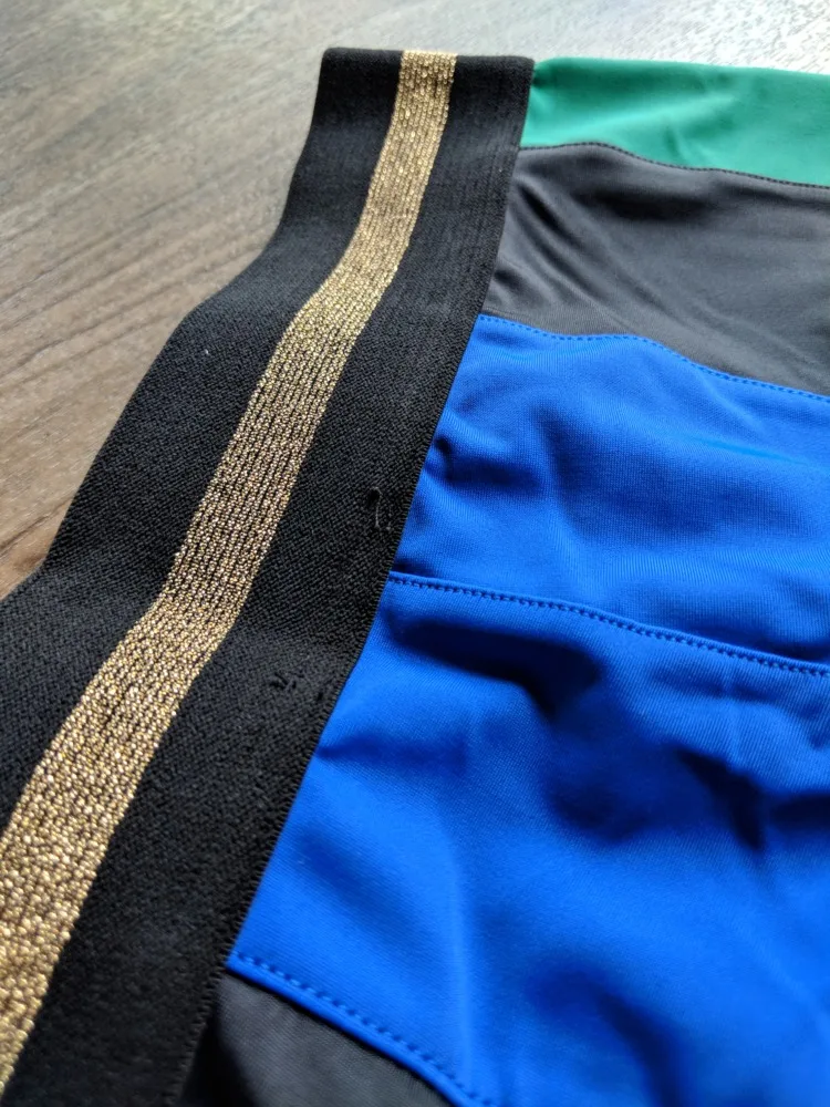 P.E Nation review Riseball Legging Waistband Detail