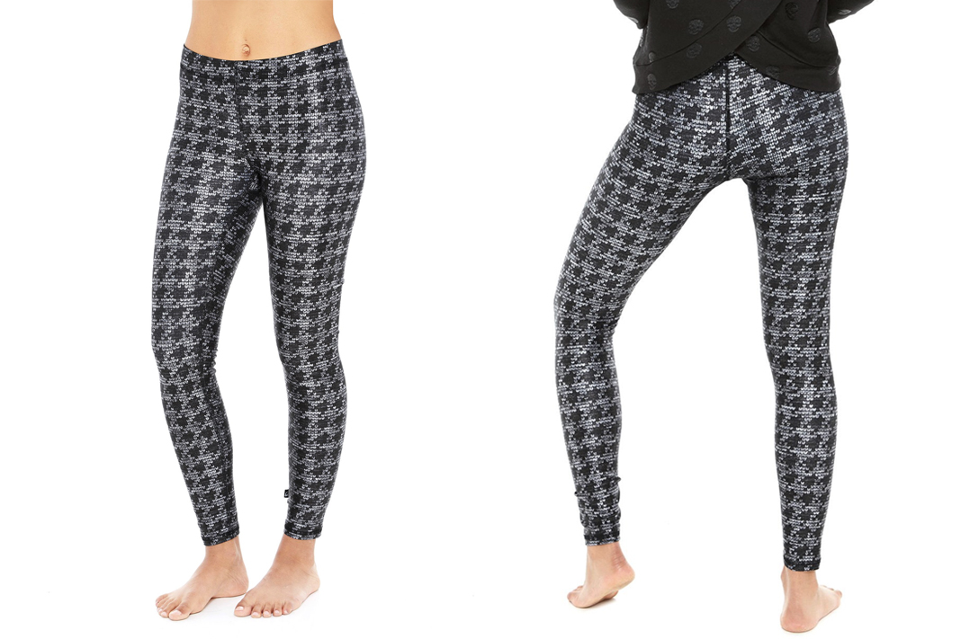 terez houndstooth legging herringbone pant