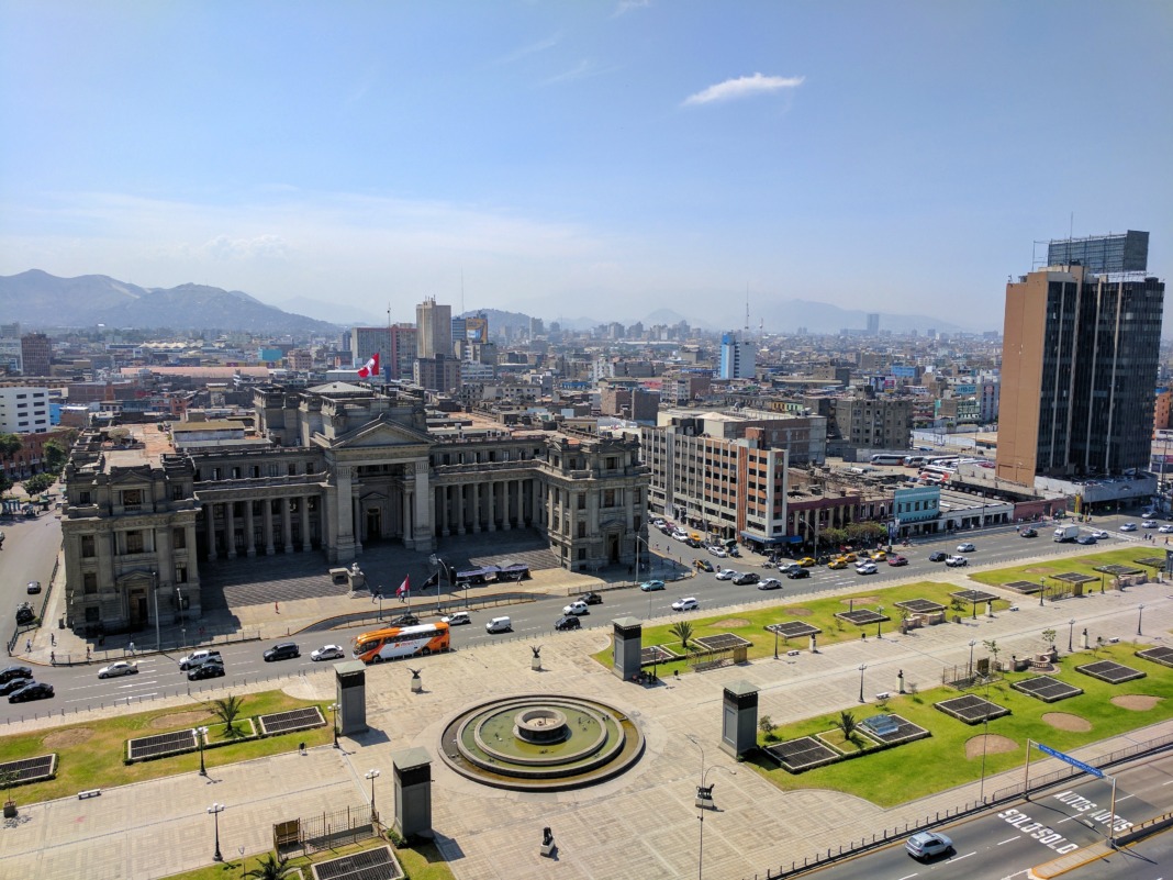 day view from our window at Sheraton in Lima