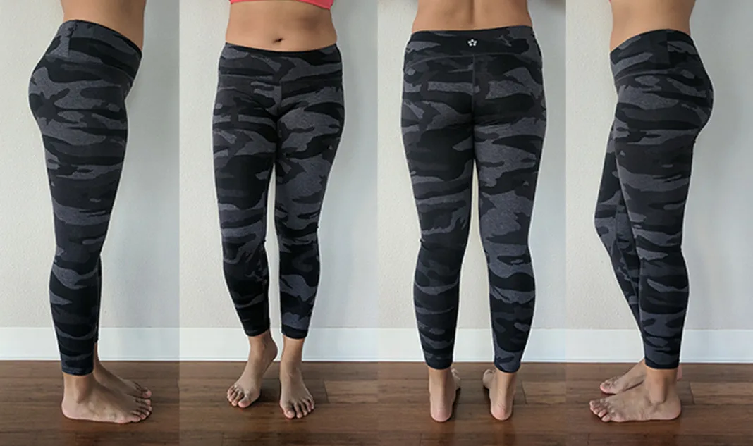 TUFF ATHLETICS review camo mix leggings schimiggy try on