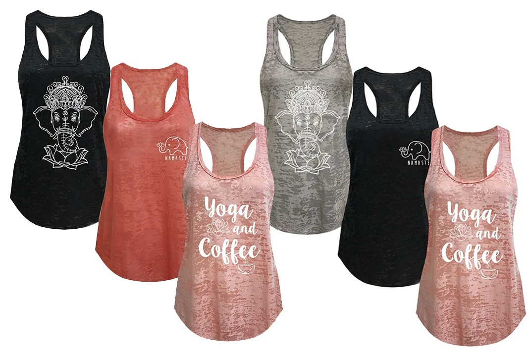 tough cookie amazon yoga printed tank tops