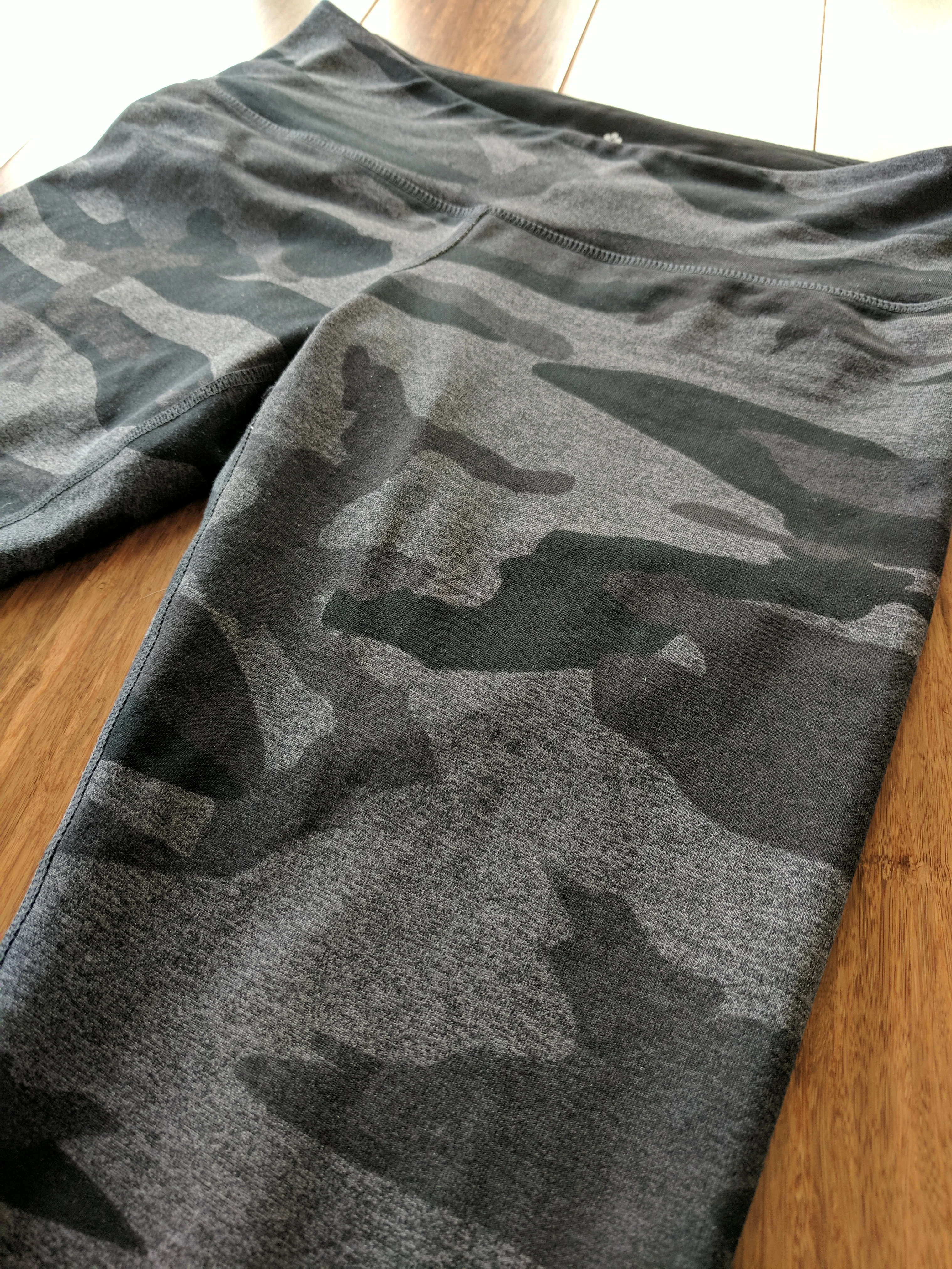 tuff athletics leggings review camo mix grey pattern