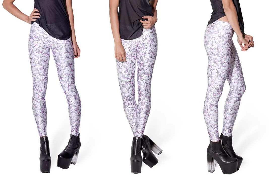 black milk unicorn leggings pink