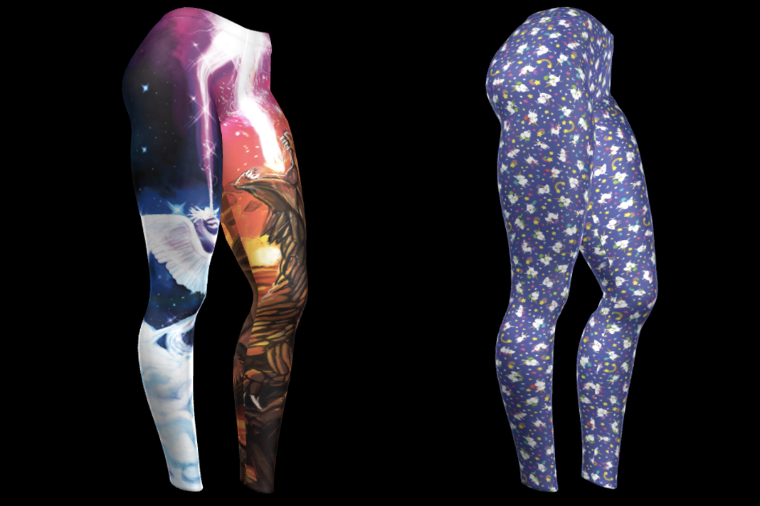 bombsheller unicorn leggings activewear schimiggy yoga leggings