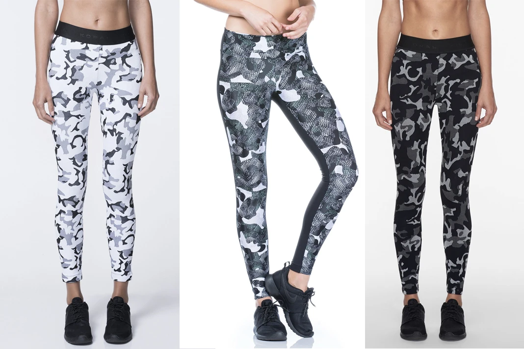 koral camo printed leggings