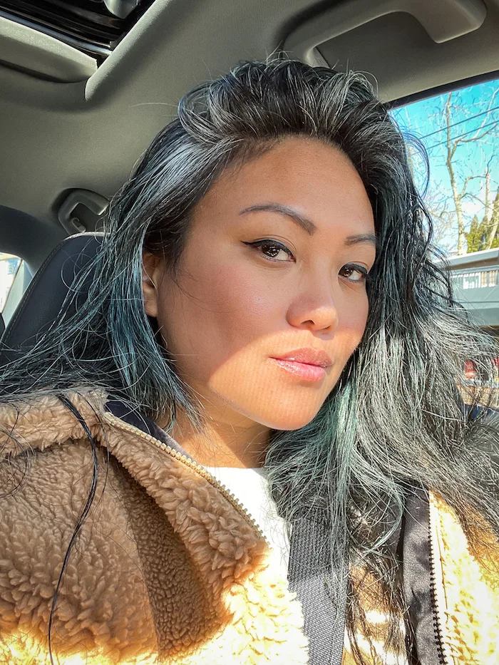 alex tran gray hair transition feb 2021