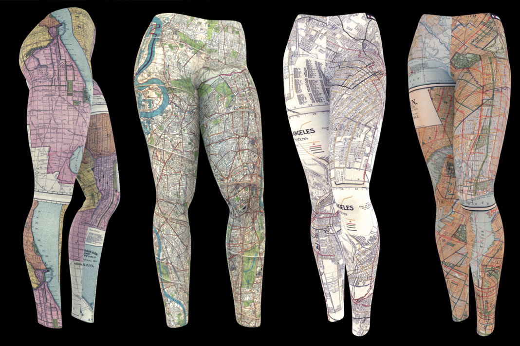 bombsheller travel map wanderlust leggings schimiggy reviews