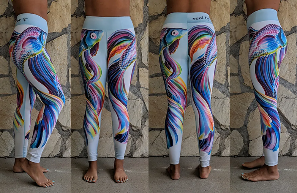 fit rebel review seni fighting fish leggings try on schimiggy