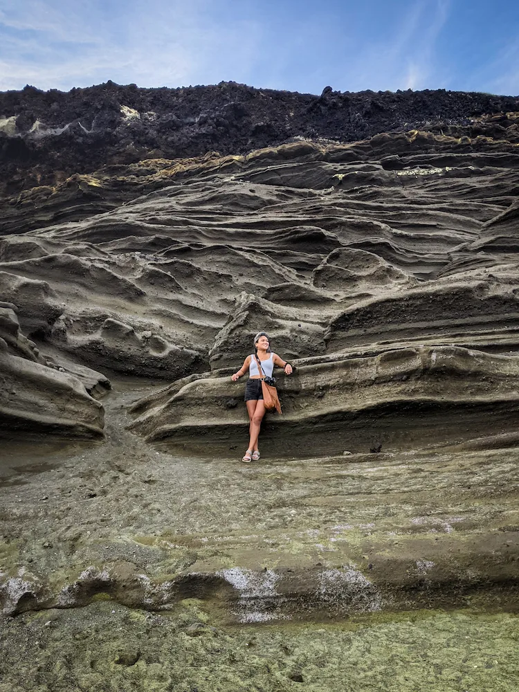 green sand beach papakolea big island hawaii