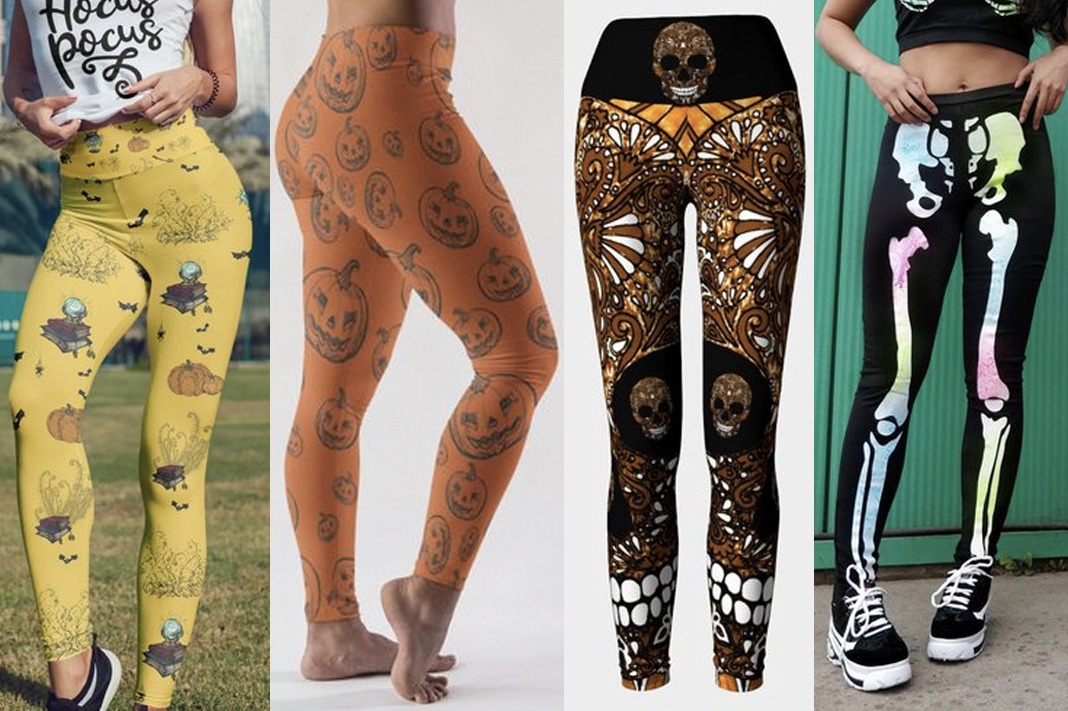 Halloween Leggings on Etsy