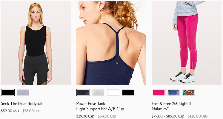 2018 Lululemon Black Friday Online Deals for Women | www.schimiggy.com