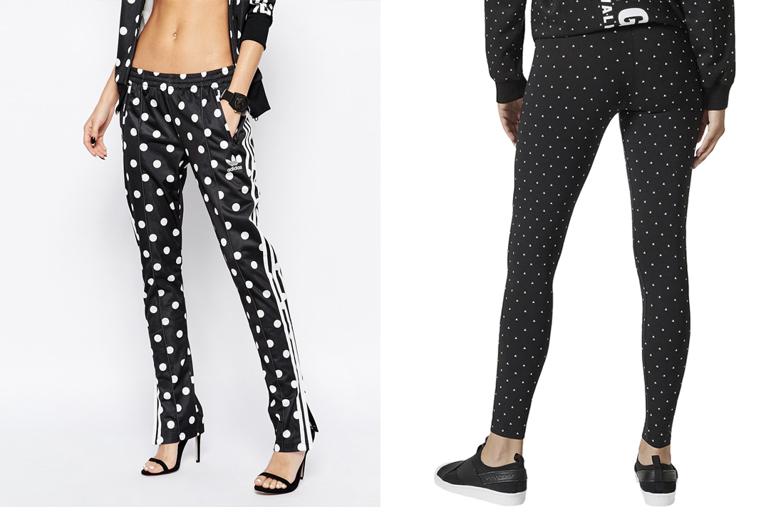 adidas polka dot activewear leggings pants schimiggy reviews