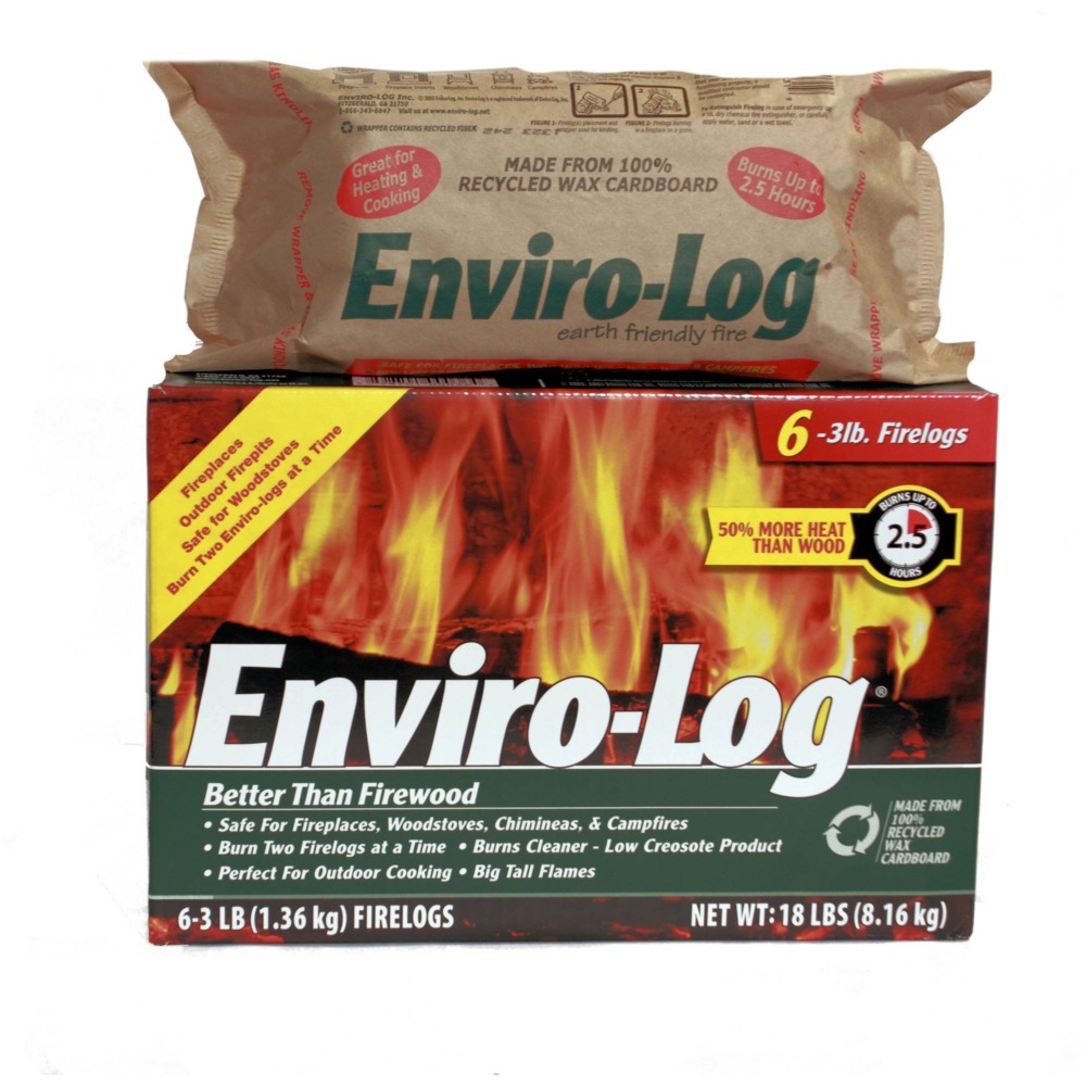 enviro log wood alternative eco-friendly option