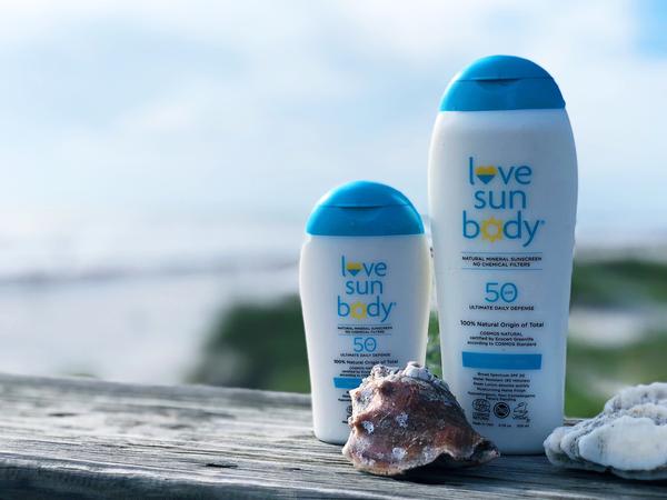 sun love body sunblock sunscreen