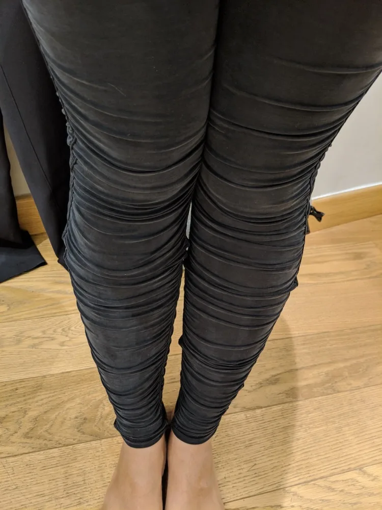 lululemon into something good ruching on legs detail