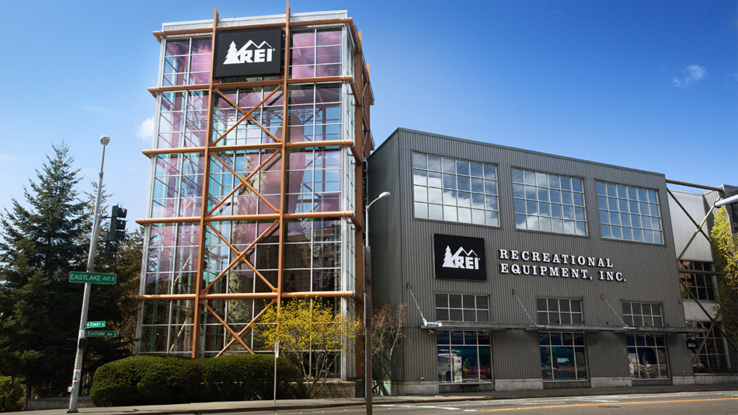 rei store front seattle washington