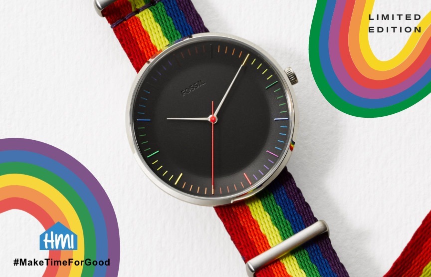 fossil rainbow watch hp hero