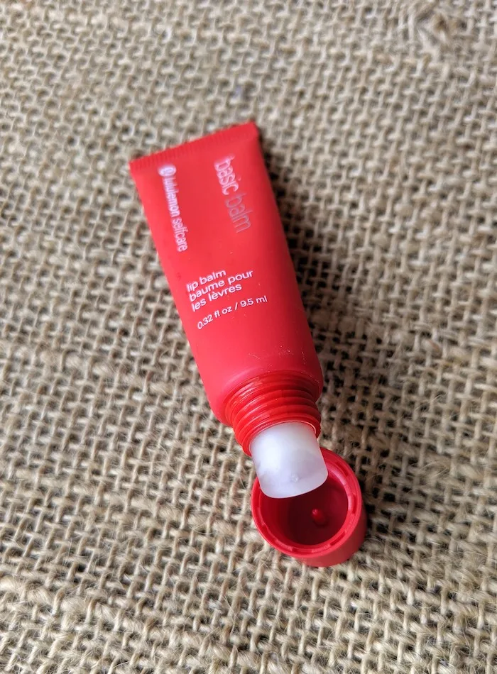 lululemon selfcare line lip balm top applicator