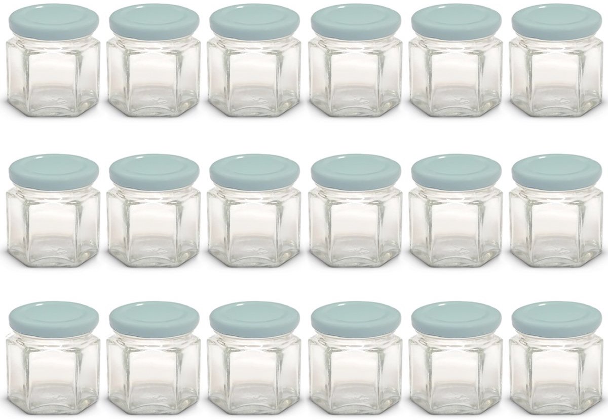 hexagon refillable spice containers