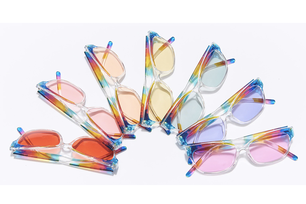 zennis pride rainbow clear frames 2019