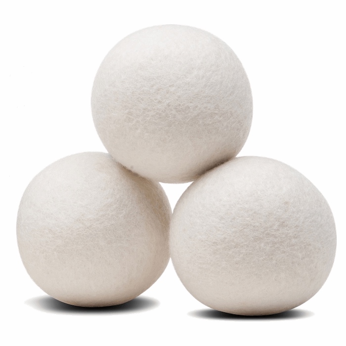 felt dryer balls from Fair Trade Winds