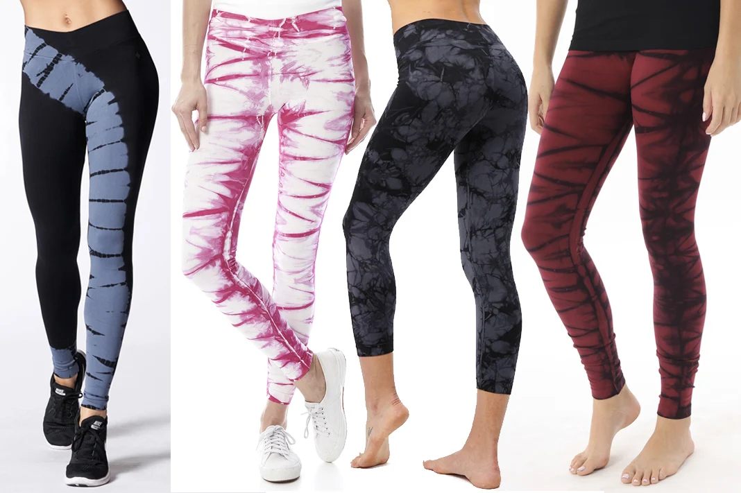 nux tie dye leggings and yoga pants