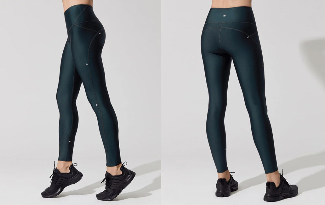 ghost flower emerald green innovate leggings