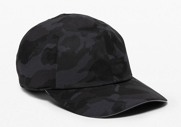 lululemon lightspeed run hat incognito camo multi grey