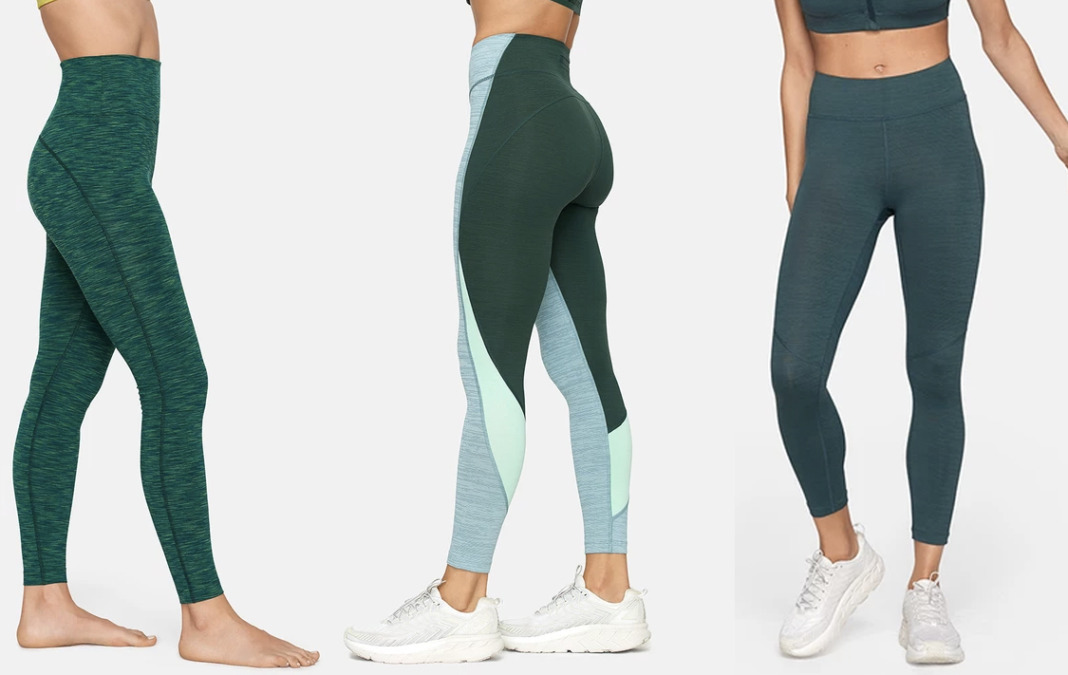 outdoor voices green leggings flex techsweat freeform tights