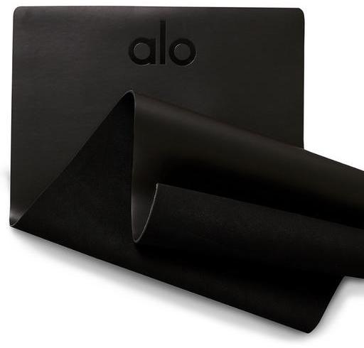 alo yoga warrior yoga mat black