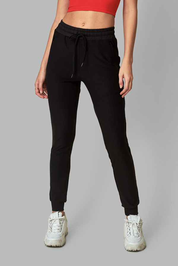 Wolven Onyx Jogger black sweatpants