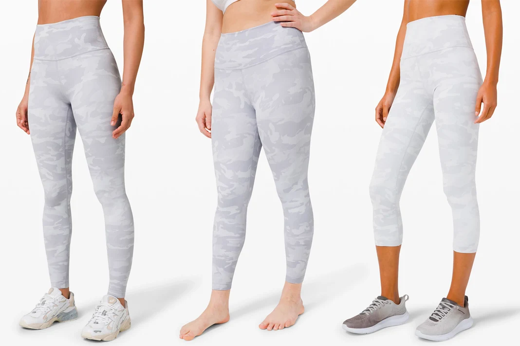 lululemon wunder under pant Incognito Camo Jacquard Alpine White Starlight