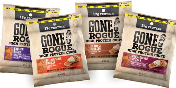 gone rogue high protein chicken chips