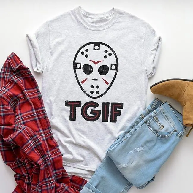 alley and rae TGIF t-shirt jason vorhees