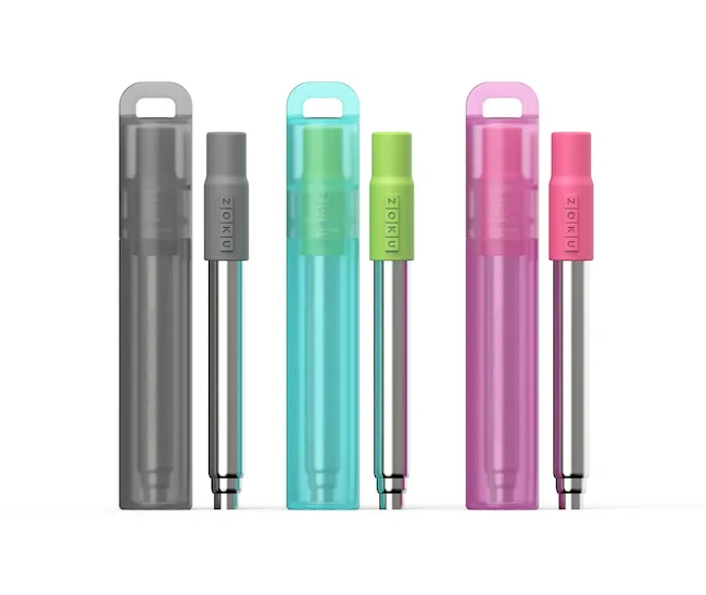 zoku pocket straw collapsible travel