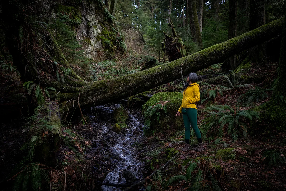 lululemon Another Mile jacket Wunder Train Tights Twin Falls Hike Washington