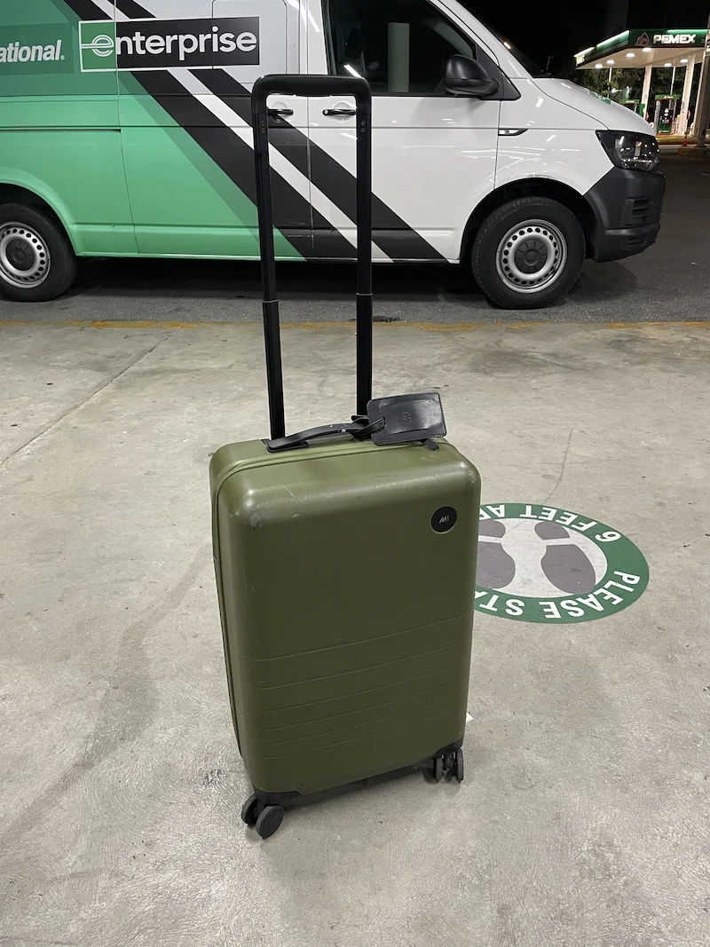 Monos larger carry on luggage