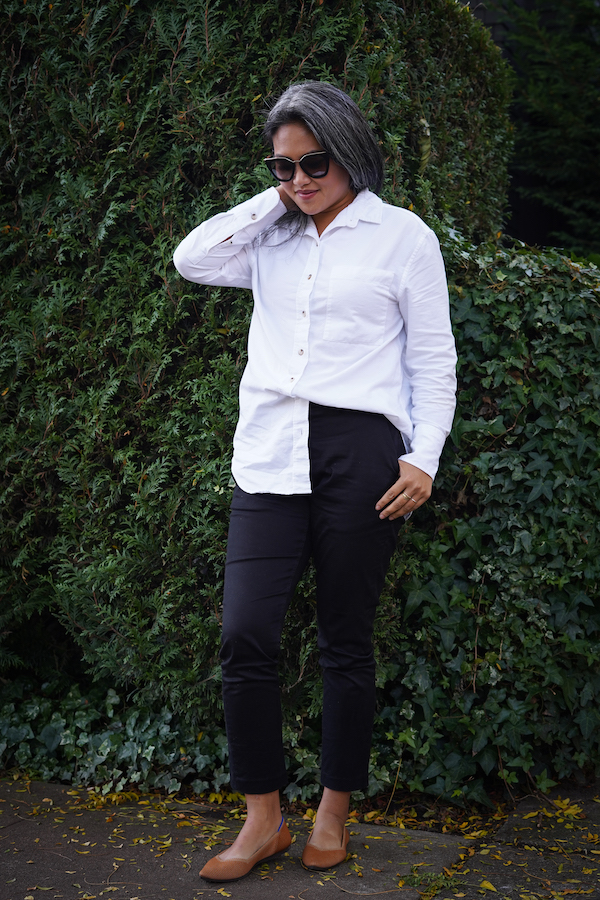 KOTN Review Oversized Oxford Shirt Slim Trousers half tuck