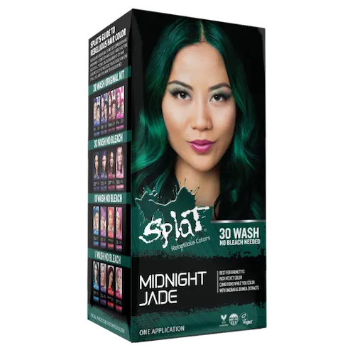 Splat Hair Dye Midnight Jade Green hair color