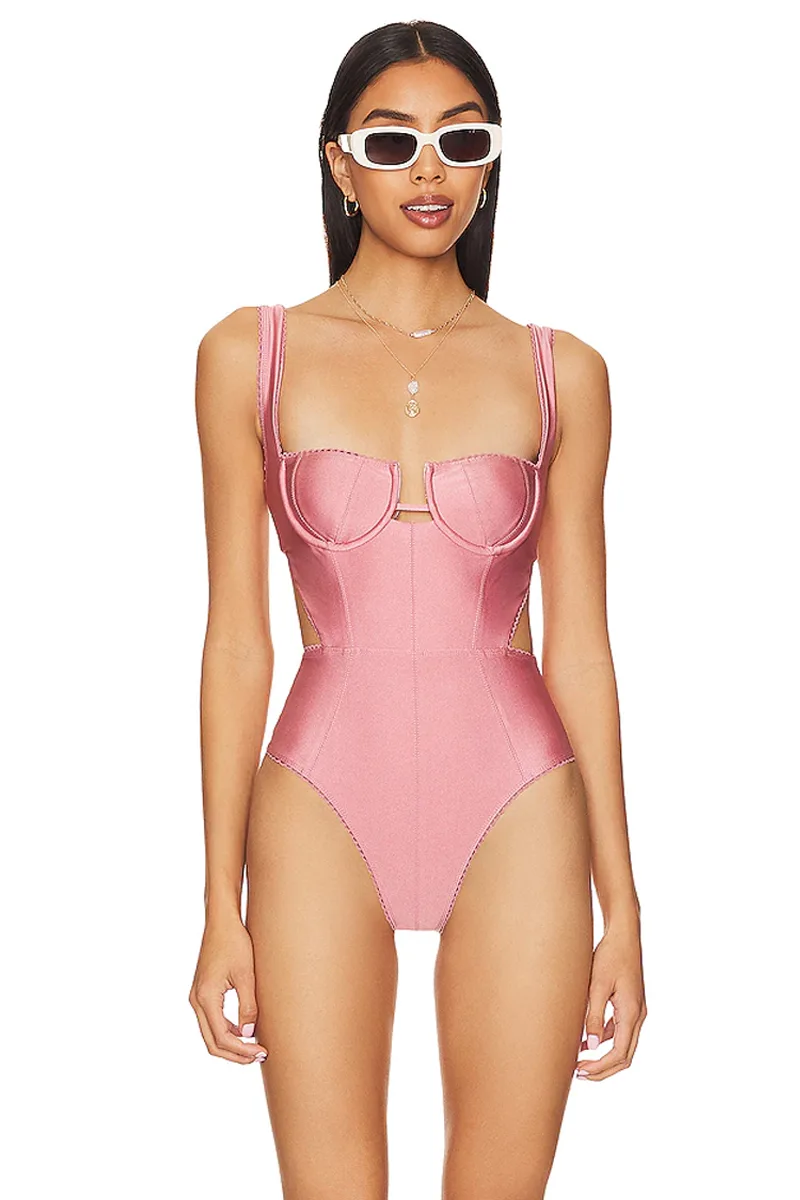 Tularosa Aura One Piece pink swimsuit