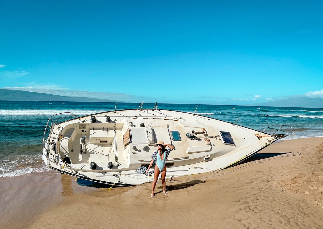 Shipwreck on Kaanapali Beach