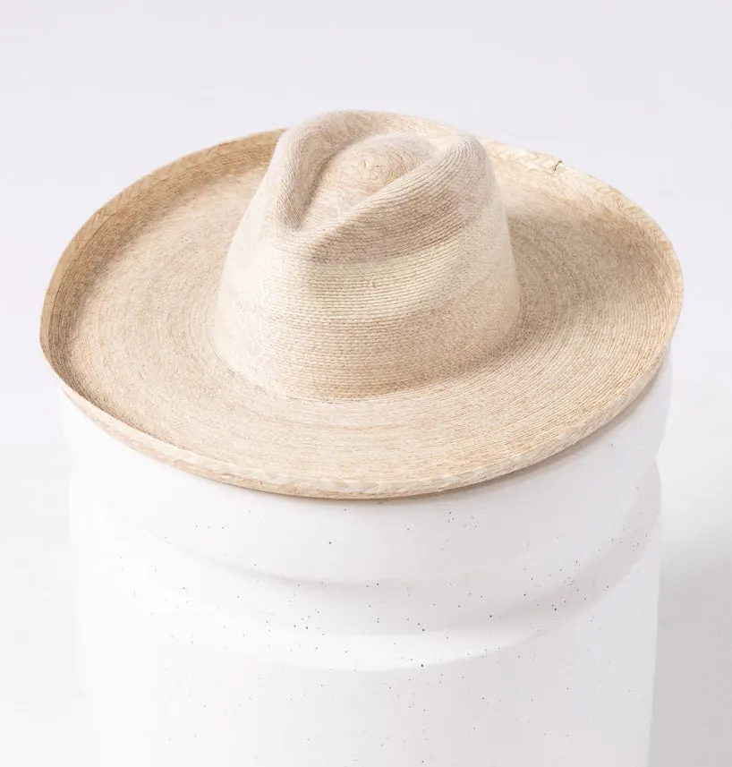 L*space Riviera Palm Straw rancher hat