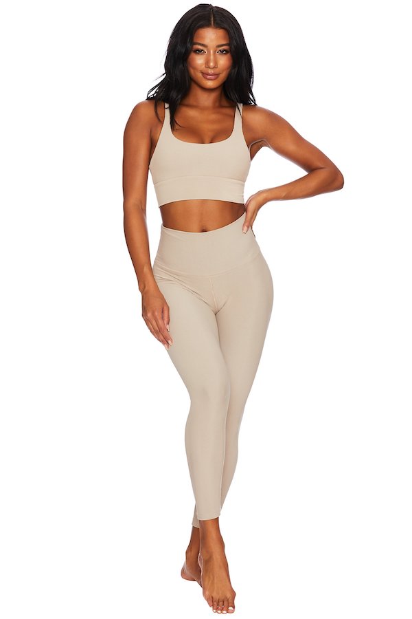 Beach Riot Ayla Leggings Taupe Nude