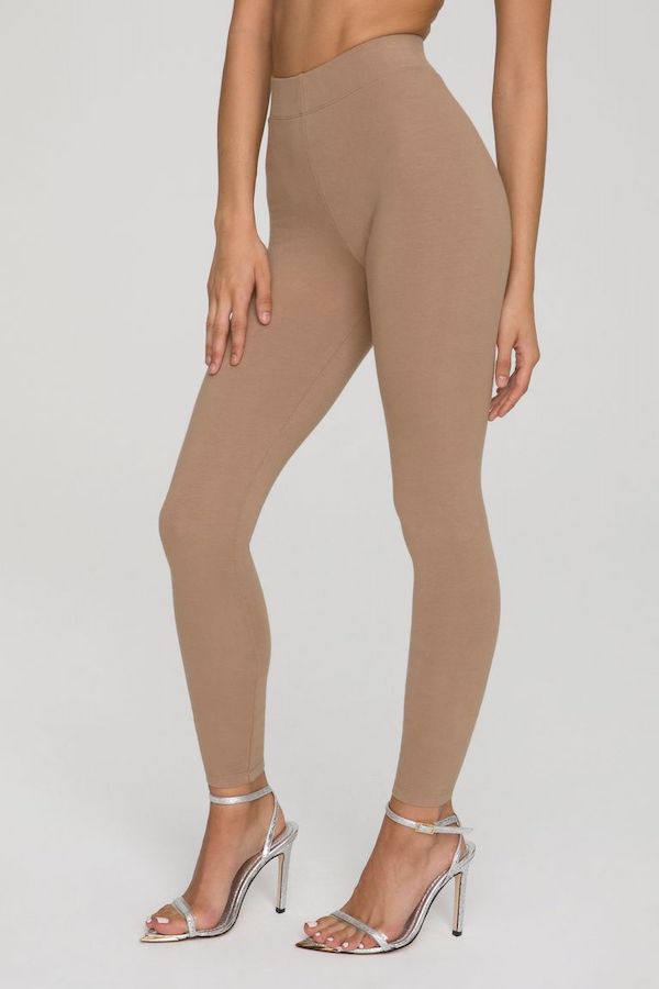 Good American Essential Leggings in Nude Putty