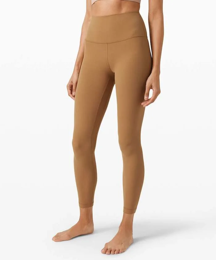 lululemon Align Pant in Saddle Brown nude