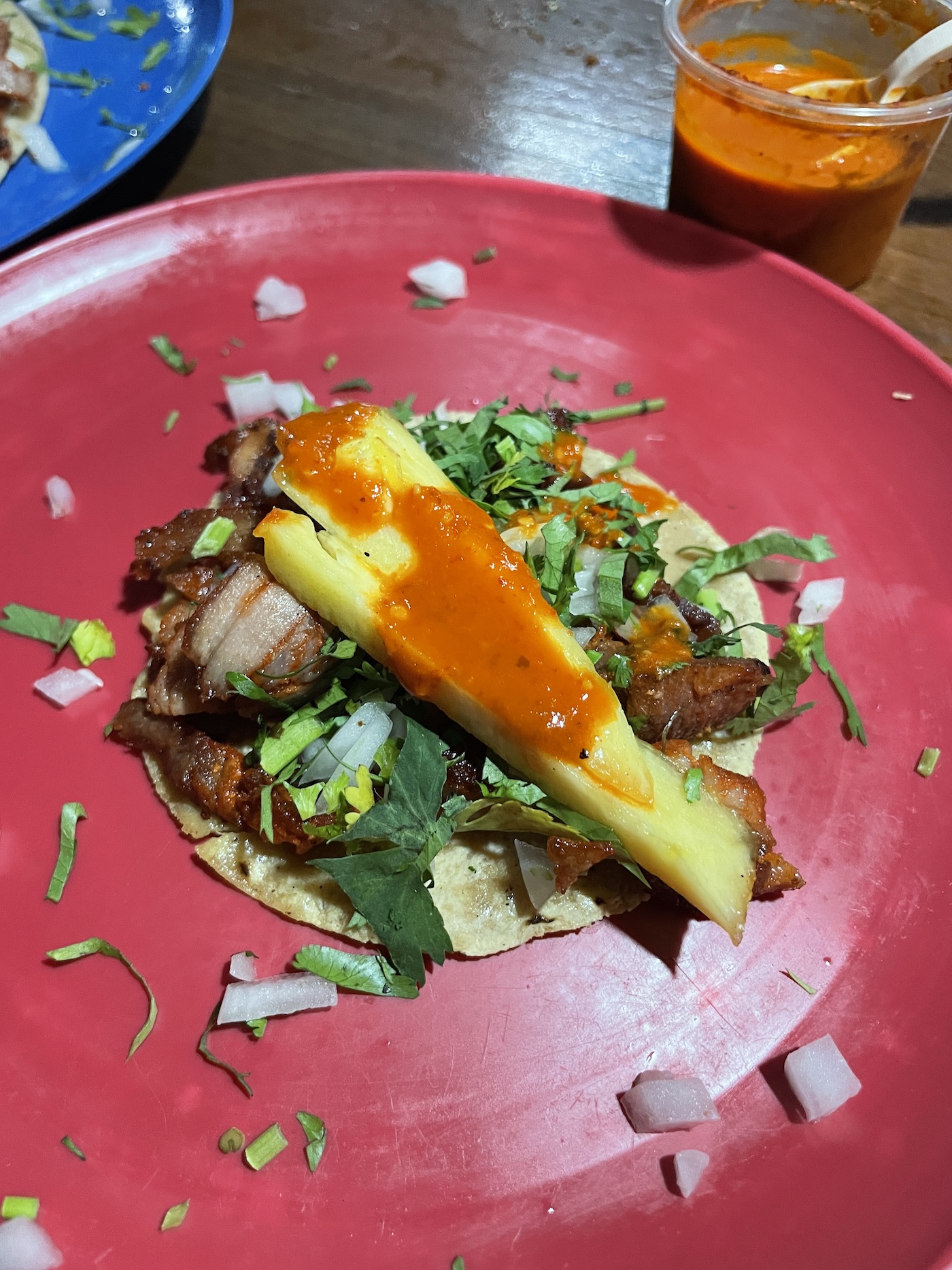 Al Pastor Taco from El Vilsito CDMX