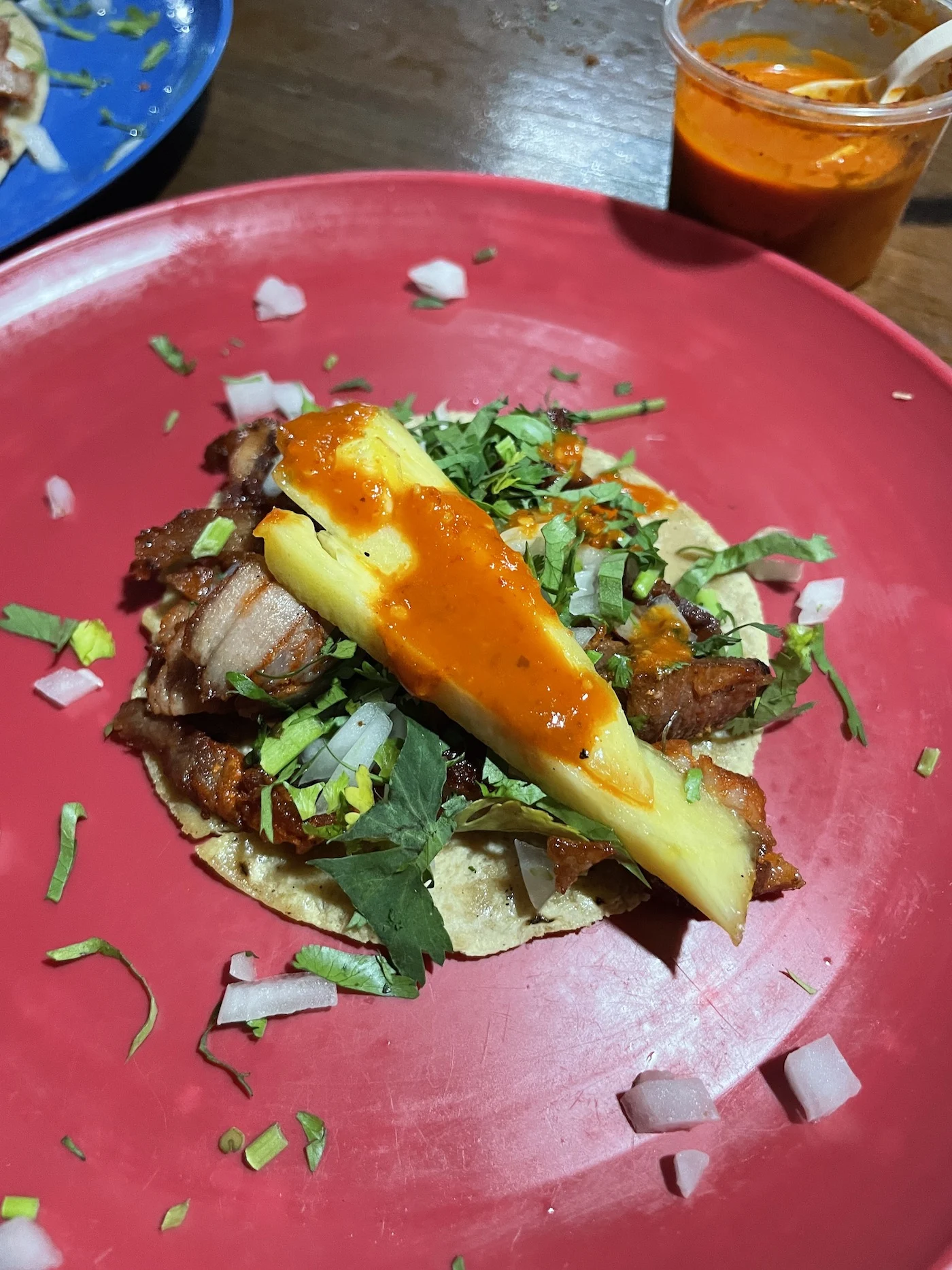 Al Pastor Taco from El Vilsito CDMX