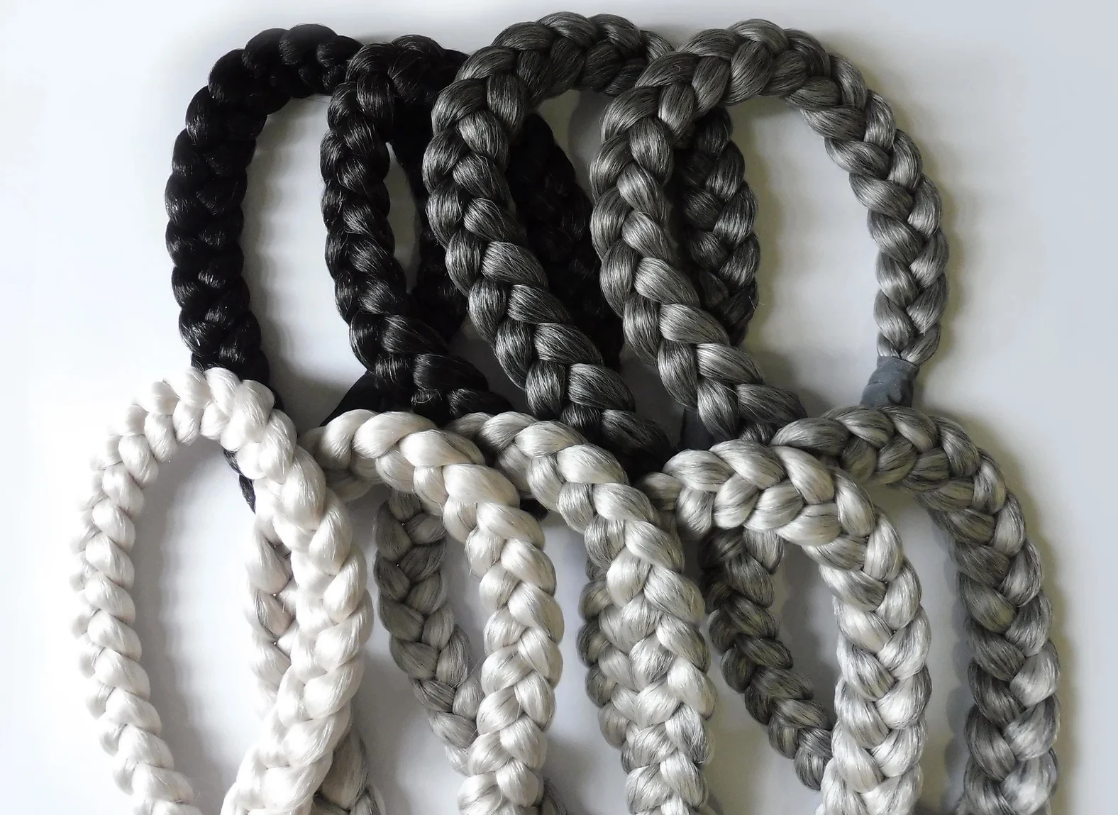 best gray hair accessories braided hair headbands etsy