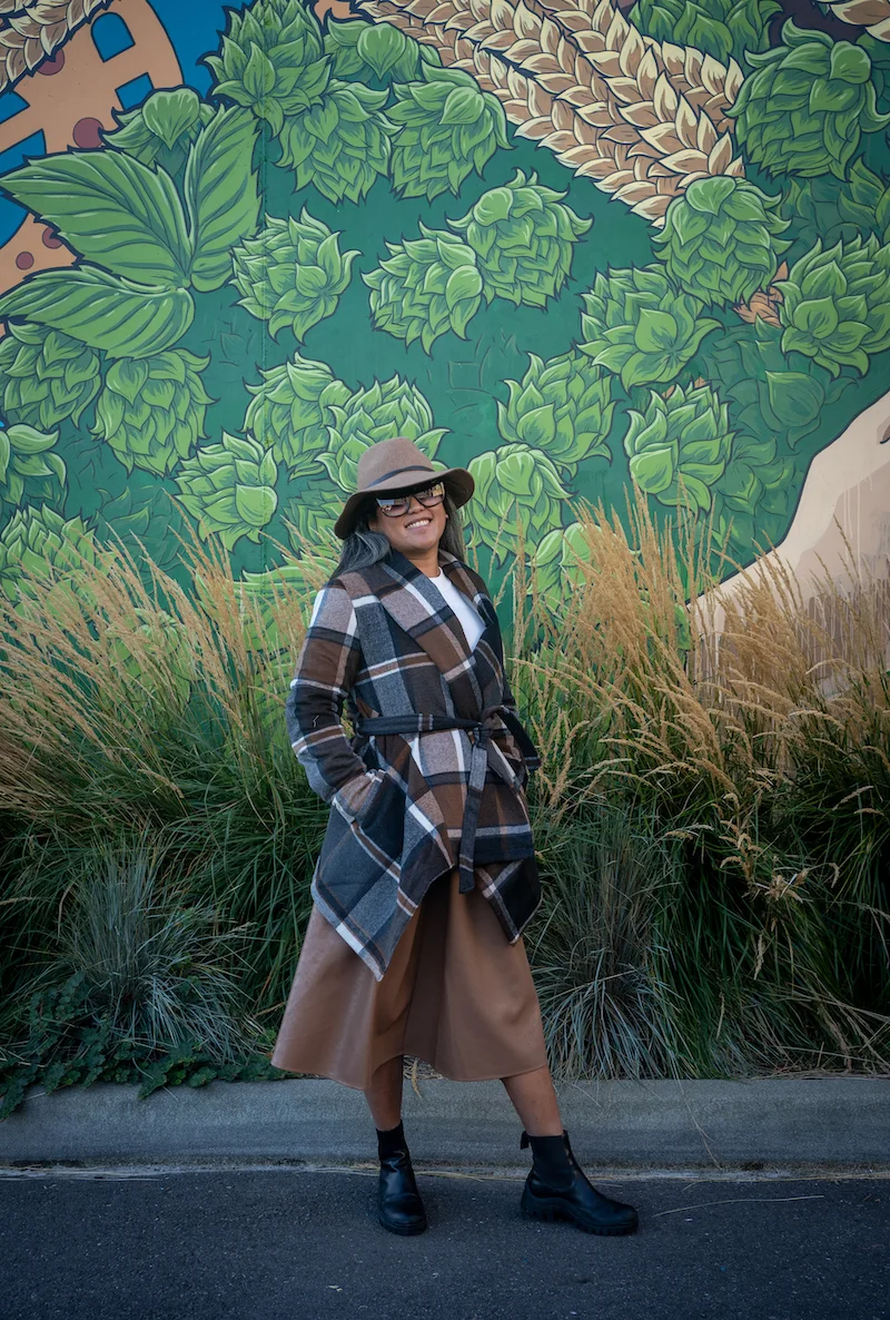 Chicwish review Prairie Check Rabato Coat